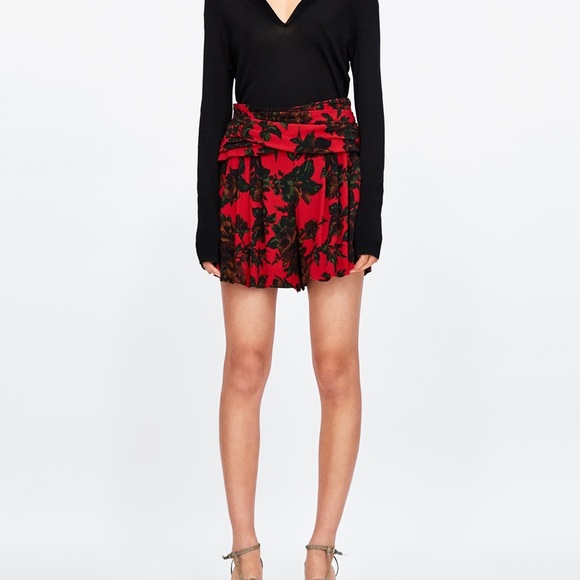 Zara red floral matching set - Picture 6 of 7